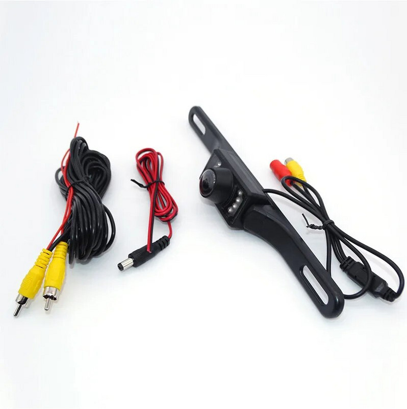 4,3 colio HD spalvotas CCD automobilio fotoaparato monitorius IR naktinio matymo skaitmeninis TFT LCD atsarginis atbulinės eigos automobilio galinio vaizdo kamera 2,4 g belaidė