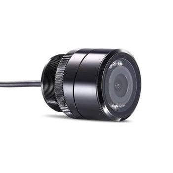 Ασύρματη κάμερα οπισθοπορείας αυτοκινήτου Universal 28mm HD Night Vision αυτοκινήτου CCD Κάμερα μπροστινής όψης Αδιάβροχη με καλώδιο βίντεο 6M