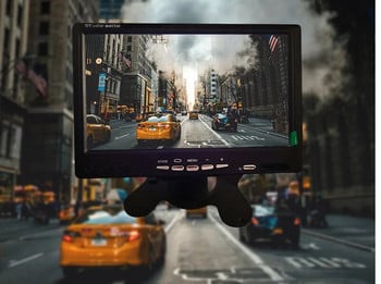 Комплект 7-инчов HD екран за автомобилен монитор с 8 LED камера за заден ход на автомобила Система за помощ при паркиране Автомобилна електроника за камион
