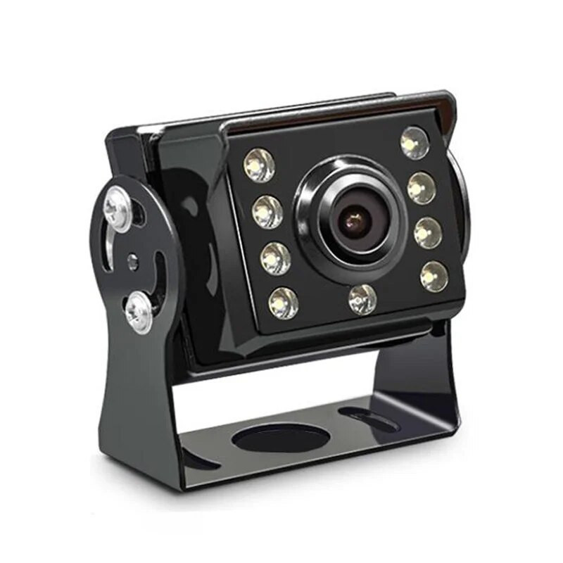 Sunkiosios HD atbulinės eigos sunkvežimio kamera su naktinio matymo universalaus tvirtinimo atsarginėmis kameromis sunkvežimiams RV, priekaboms, furgonams