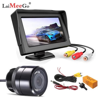 4.3 inch 5 inch  car HD monitor TFT Car Backup Cameras Monitor Night Vision Car Rearview Monitors for Backup Reverse Cameras