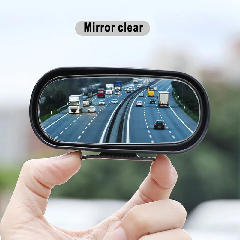 Univerzális autótükör 360°-ban állítható, széles szögben állítható oldalsó hátsó tükrök holttér Pattintható út a parkoláshoz Kiegészítő visszapillantó tükör