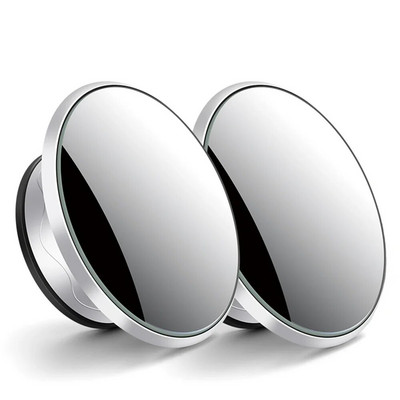 Automašīnas aklā leņķa atpakaļskata spogulis platleņķa 360° regulējams mazs apaļš spogulis vakuuma adsorbcijas tips izliekts aklās zonas spogulis