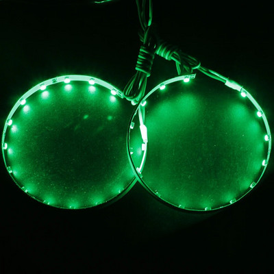 2GB/komplekts LED Demon Devil Eyes Halo gredzeni 360 grādu īpaši spilgti 2,5 3,0 collu projektora objektīvam, automašīnas motocikla priekšējiem lukturiem 12 V
