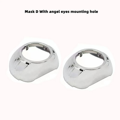 SANVI 2.5INCHES 3INCHES BI XENON/LED Projektora lēcu maskas apvalki Automašīnu gaismas piederumi