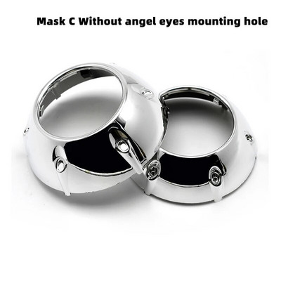 SANVI 2.5INCHES 3INCHES BI XENON/LED Projektora lēcu maskas apvalki Automašīnu gaismas piederumi
