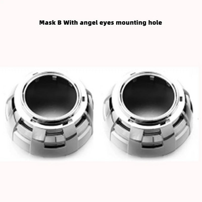 SANVI 2.5INCHES 3INCHES BI XENON/LED Projektora lēcu maskas apvalki Automašīnu gaismas piederumi
