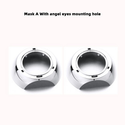 SANVI 2.5INCHES 3INCHES BI XENON/LED Projektora lēcu maskas apvalki Automašīnu gaismas piederumi