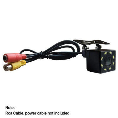 Κάμερα οπισθοπορείας αυτοκινήτου Νυχτερινή όραση με όπισθεν Κάμερα αυτοκινήτου στάθμευσης IP68 Αδιάβροχη οθόνη CCD LED Auto Backup 170 μοιρών Εικόνα HD