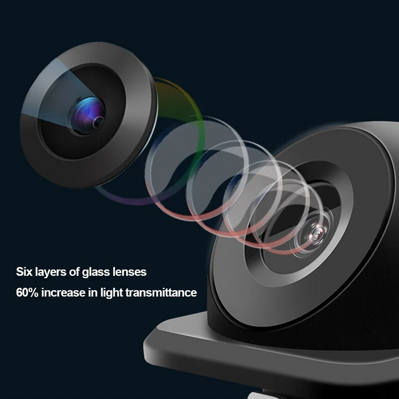 Κάμερα οπισθοπορείας αυτοκινήτου Νυχτερινή όραση με όπισθεν Κάμερα αυτοκινήτου στάθμευσης IP68 Αδιάβροχη οθόνη CCD LED Auto Backup 170 μοιρών Εικόνα HD