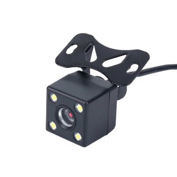 Широкоъгълна HD камера за задно виждане за кола Видео за задно виждане Камера за превозно средство Резервна камера за заден ход 12 LED Камера за нощно виждане Паркинг