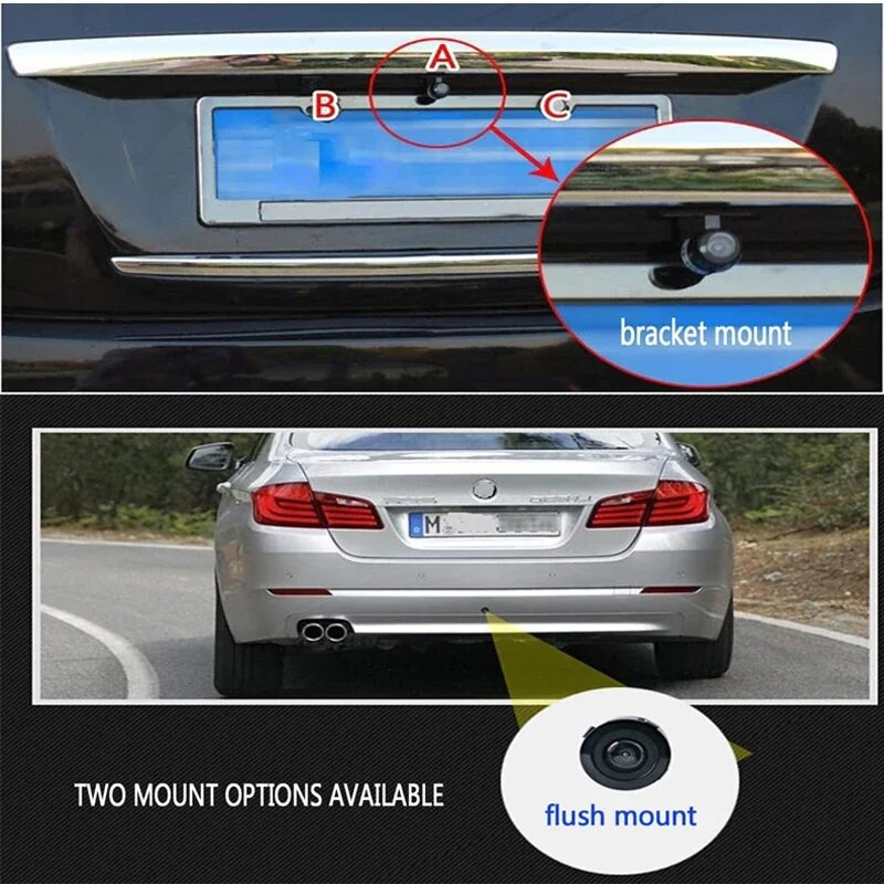 Automašīnas atpakaļskata kamera ar video kabeli Nakts redzamības atpakaļgaitas automātiskās novietošanas kamera IP68 ūdensizturīgs CCD LED automātiskais rezerves monitors HD