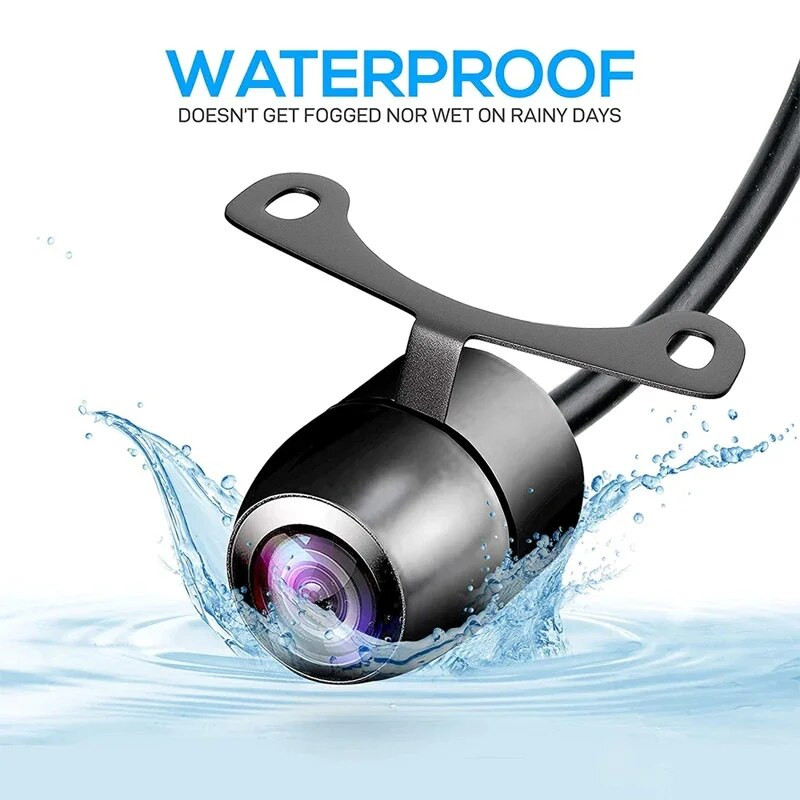 Automašīnas atpakaļskata kamera ar video kabeli Nakts redzamības atpakaļgaitas automātiskās novietošanas kamera IP68 ūdensizturīgs CCD LED automātiskais rezerves monitors HD