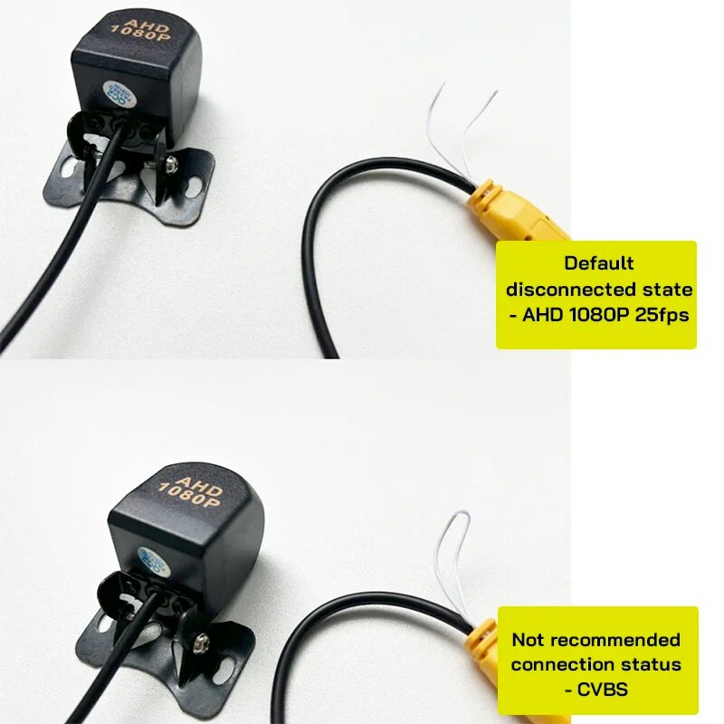 Universaalne HD 1080P AHD auto tagakaamera 170 lainurk-CVBS CCD autoraadio öise nägemise ja veekindla sõiduki tagurpidi parkimise jaoks