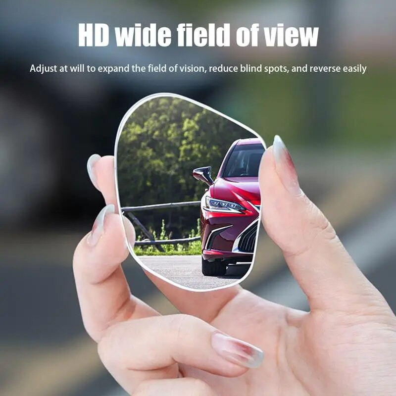 9D Καθρέφτης Τυφλού Σημείου Αυτοκινήτου Περιστρεφόμενος Ευρυγώνιος Βοηθητικός Κυρτός Καθρέπτης Πίσω όψης Ρυθμιζόμενος για Στάθμευση Αυτοκινήτου Πλαϊνός καθρέφτης όπισθεν