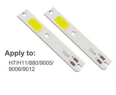 10GAB COB LED mikroshēmas C6 automašīnas priekšējo lukturu spuldzēm H1 H4 H7 HB3 HB4 880 H13 9004 9007 Auto priekšējo lukturu gaismas avots C6 COB Chip 6000K