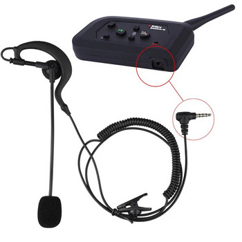 1 τεμ. 3,5 mm/Type-C Earhook Headset for Motorcycle Intercom Headset V6 Pro/V4 plus Universal Pairing