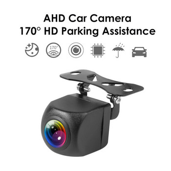 Безжична автомобилна камера за задно виждане WIFI 170 градуса HD нощно виждане WiFi камера за заден ход Dash Cam за iPhone Android 12V 24V Автомобили
