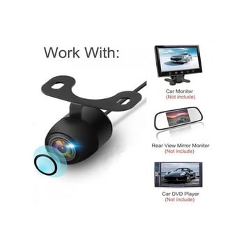 Широкоъгълна HD камера за задно виждане за кола Видео за задно виждане Камера за превозно средство Резервна камера за заден ход LED нощна камера за паркиране