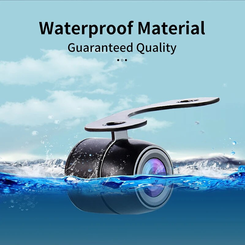 Platleņķa HD automašīnas atpakaļskata kamera Aizmugures skata video transportlīdzekļa kamera Rezerves atpakaļgaitas kamera LED nakts redzamības stāvvietas kamera