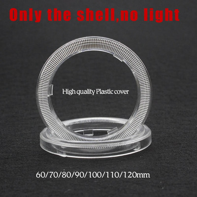 Led Angel Eyes Balts Sarkans Zils Dzeltens Moto Halo Ring Light Eņģeļa Eye Priekšējais lukturis DRL Dienas gaitas lampa Led spuldze Auto aksesuāri
