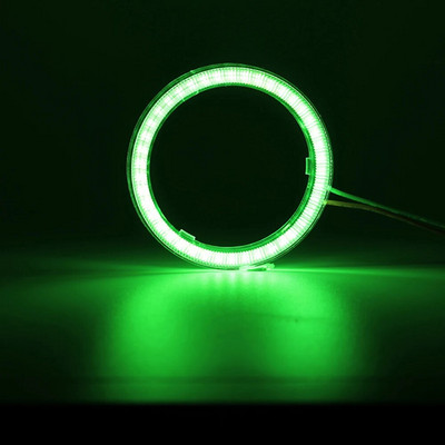 Led Angel Eyes Balts Sarkans Zils Dzeltens Moto Halo Ring Light Eņģeļa Eye Priekšējais lukturis DRL Dienas gaitas lampa Led spuldze Auto aksesuāri