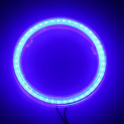 Led Angel Eyes White Red Blue Yellow Moto Halo Ring Light Angel`s Eye Headlamp DRL Daytime Running Lamp Led Bulb Автомобилни аксесоари