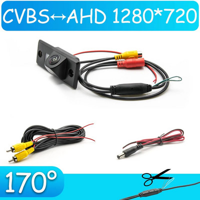 CCD HD AHD kalasilm tahavaatekaamera Volkswagen Touareg 7L 2002 2003 2004 2005 2006 2007 2008 2009 2010 auto tagurdusmonitor jaoks