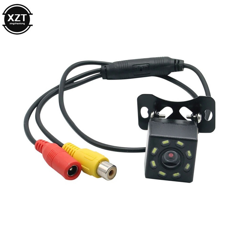 1 tk lainurk HD auto tahavaatekaamera tahavaate video sõiduki kaamera varu tagurduskaamera 12 LED öise nägemisega parkimiskaamera