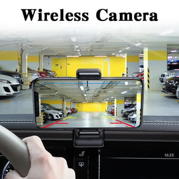 HD WIFI5 Безжична камера за кола Нощно виждане Камера за превозно средство Водоустойчива Wifi камера за заден ход 5V USB/12V За Android IOS Радио