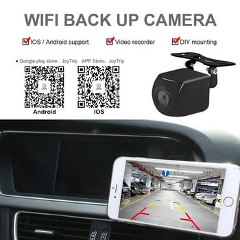 HD WIFI5 Ασύρματη κάμερα αυτοκινήτου Κάμερα οχήματος νυχτερινής όρασης Αδιάβροχη κάμερα οπισθοπορείας Wifi 5V USB/12V για ραδιόφωνο Android IOS