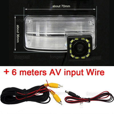 1280*720 Fisheye atpakaļskata kamera Toyota Corolla E120/E130 2001 2007 Verso 2004 2009 Automašīnas atpakaļgaitas stāvvietas piederumi