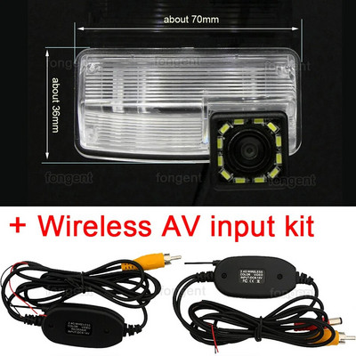 1280*720 Fisheye atpakaļskata kamera Toyota Corolla E120/E130 2001 2007 Verso 2004 2009 Automašīnas atpakaļgaitas stāvvietas piederumi