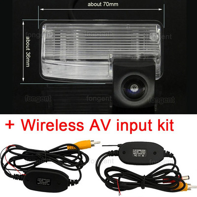 1280*720 Fisheye atpakaļskata kamera Toyota Corolla E120/E130 2001 2007 Verso 2004 2009 Automašīnas atpakaļgaitas stāvvietas piederumi