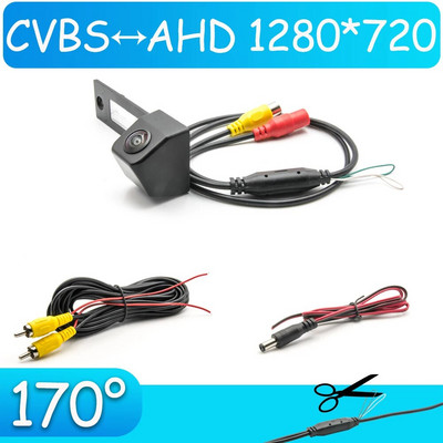 CCD HD AHD kalasilm tahavaatekaamera Volkswagen Caddy MK3 jaoks 2003 2004 2005 2006 2007 2008 2009 auto tagurpidi parkimismonitor