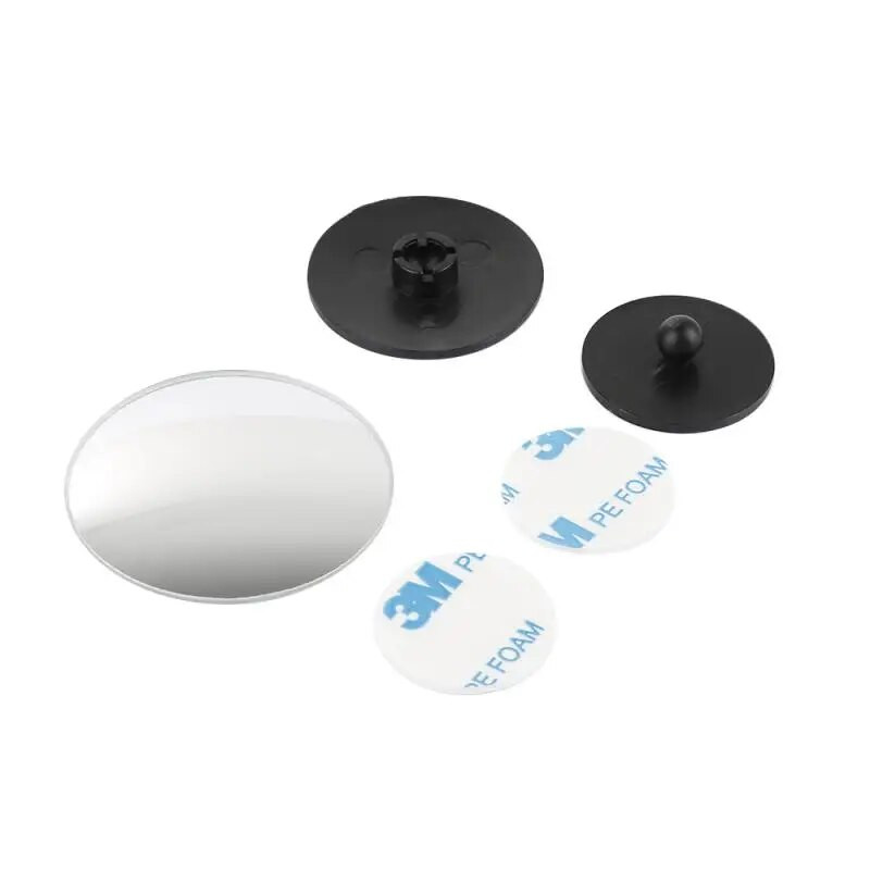 Automašīnas 360 platleņķa apaļš izliekts spogulis Automašīnas sānu aklās zonas aklās zonas spogulis plata aizmugures skata spogulis mazs apaļš spogulis