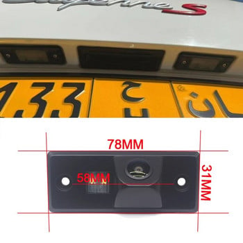 Автомобилна безжична камера за заден ход при паркиране HD CCD нощно виждане за Porsche Cayenne 9PA 955 957 958 2002~2010