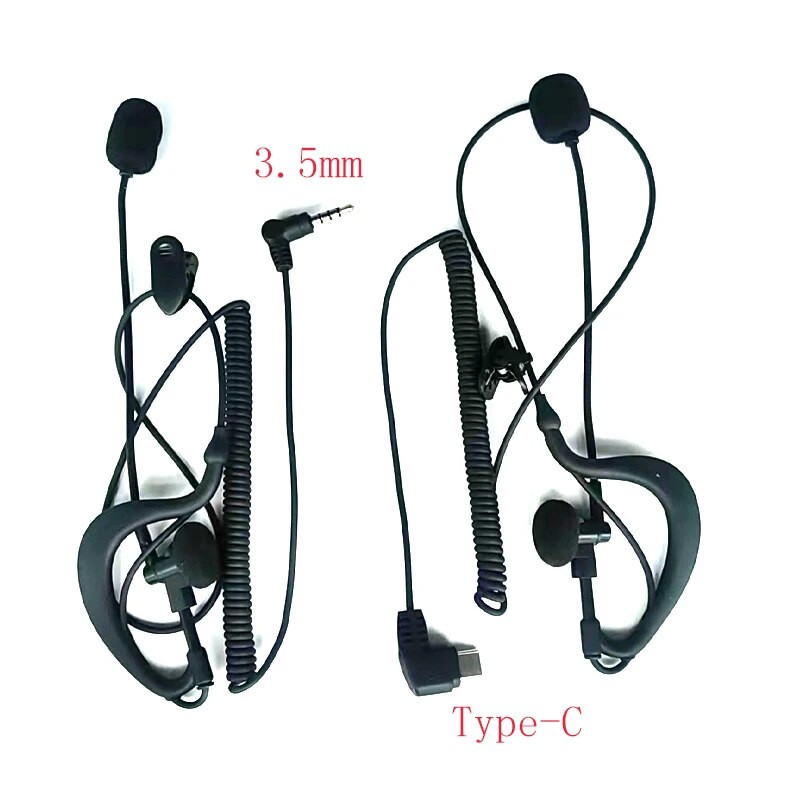 1/3 gab. tiesneša austiņas, austiņas ar āķi Vnetphone EJEAS V4/V6 PLUS/PRO FBIM motocikla domofons