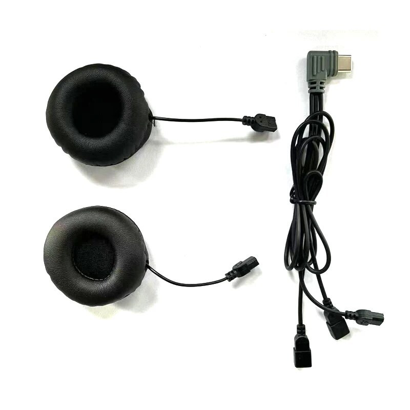 Κλιπ ενδοεπικοινωνίας κράνους μοτοσικλέτας Ακουστικά μικροφώνου τύπου C για ενδοεπικοινωνία EJEAS Q8