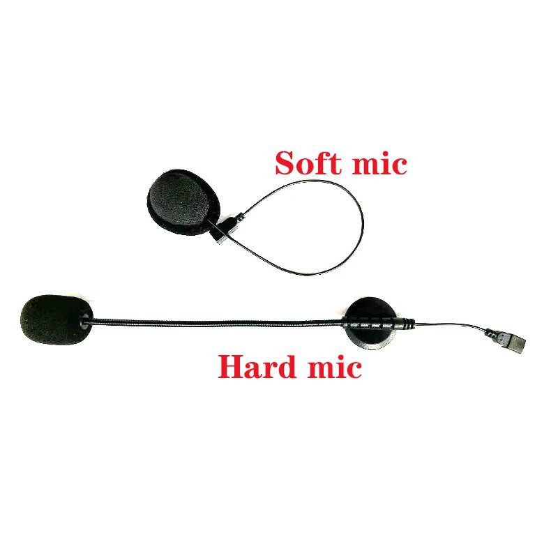 Κλιπ ενδοεπικοινωνίας κράνους μοτοσικλέτας Ακουστικά μικροφώνου τύπου C για ενδοεπικοινωνία EJEAS Q8