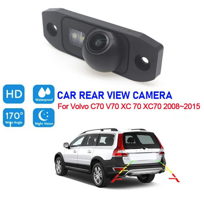 За Volvo C70 V70 XC 70 XC70 2008 2009 2010 2011 2012 2013 2014 2015 Автомобилно задно виждане Обратно архивиране CCD HD камера за нощно виждане