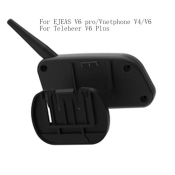 Домофонна слушалка за мотоциклетна каска, част 2 в слушалки с твърд и мек микрофон + щипки за Teleheer V6 Plus