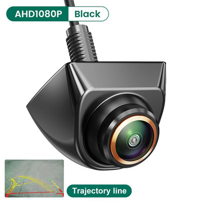 DC 12V ~ 24V automobilio atsarginė / priekinio / šoninio vaizdo kamera su gairėmis AHD 1080P atbulinės eigos kameros reguliuojamas objektyvas, skirtas automobilio priekabai kemperiui