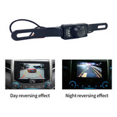 1 tk veekindel HD auto tagavaate tagavaate tagakaamera numbrimärk Night Vision 8 LED lai 170°