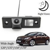 CCD HD AHD Fisheye atpakaļskata kamera Chevrolet Cruze/Holden Cruze sedanam 2011 2012 2013 2014 Automašīnas atpakaļgaitas parkošanās monitors