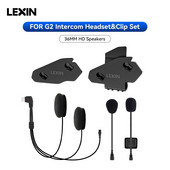 LEXIN-G2 motocikla domofona austiņu un klipu piederumi pilnai/pusķiverei domofona austiņu spraudnim