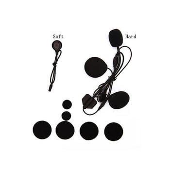 Αξεσουάρ ακουστικών Bluetooth μοτοσικλέτας 2 σε 1 Ακουστικά μικροφώνου τύπου C για μαλακά και σκληρά ακουστικά για ακουστικά Hysnox HY-01 HY-01S HY-02
