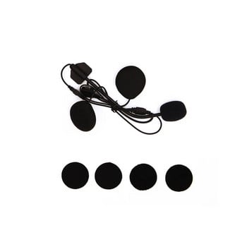 Αξεσουάρ ακουστικών Bluetooth μοτοσικλέτας 2 σε 1 Ακουστικά μικροφώνου τύπου C για μαλακά και σκληρά ακουστικά για ακουστικά Hysnox HY-01 HY-01S HY-02