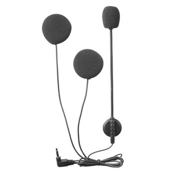 Κράνος μοτοσικλέτας συμβατό με Bluetooth Ακουστικά ενδοεπικοινωνίας Μικρόφωνο Ηχείο Ακουστικά για V4 V6 Walkie-talkies Universal