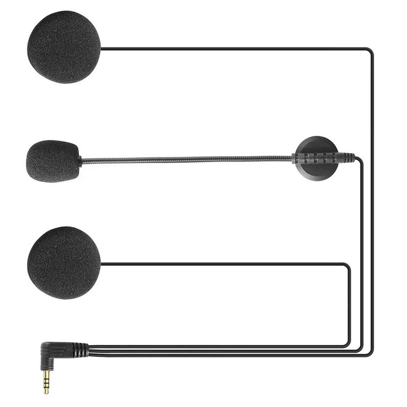 Motocikla ķivere ar Bluetooth saderīgas domofona austiņas mikrofona skaļruņu austiņas priekš V4 V6 rācijas universālas